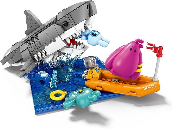 Lynda Kids' Fairytale Building Blocks SetRabbit Friend Ocean Drift &amp SharkDIY Assembly Toy Educational for Kids 8+