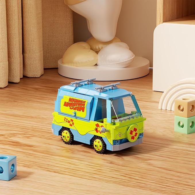 Classic Children Adventure Movie Car Building Blocks Toys Mysterious Toy Car Compatible with Lego Toy Set for Movie Fans Ideal Gift for Kids Boys and Girls 6 Years and Up