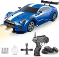 Liberty Imports RC Drift Car 1/16 2.4GHz 4WD Remote Control Sport Racing On-Road Vehicle with LED Light Batteries and Drift Tires (Blue)
