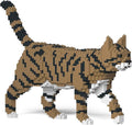 JEKCA Cat 03S-M04 | Tabby Cat Plastic Building Blocks | Age 14+
