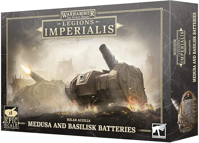 Warhammer Games Workshop Legions Imperialis - Solar Auxilia: Basilik/Medusa Batteries [Epic Scale]