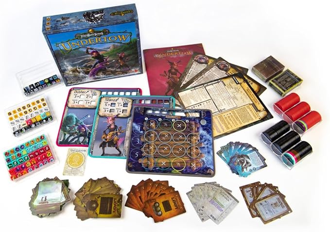Too Many Bones Undertow Expansion Dice Builder RPG Game – Standalone Adventure for Two Players