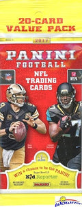 2017 Panini Football EXCLUSIVE HUGE Factory Sealed JUMBO FAT Pack with 20 Cards! Look for Rookies &amp Autos of Patrick Mahomes Deshaun Watson Mitch Trubisky Christian McCaffrey &amp More! WOWZZE