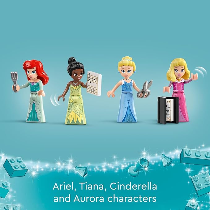 LEGO Disney Princess Market Adventure Building Toy Set - Pretend Play Disney Toy Figures &amp Playsets for Girls &amp Boys Ages 6+ - Gifts for Kids Birthdays Events - 43246