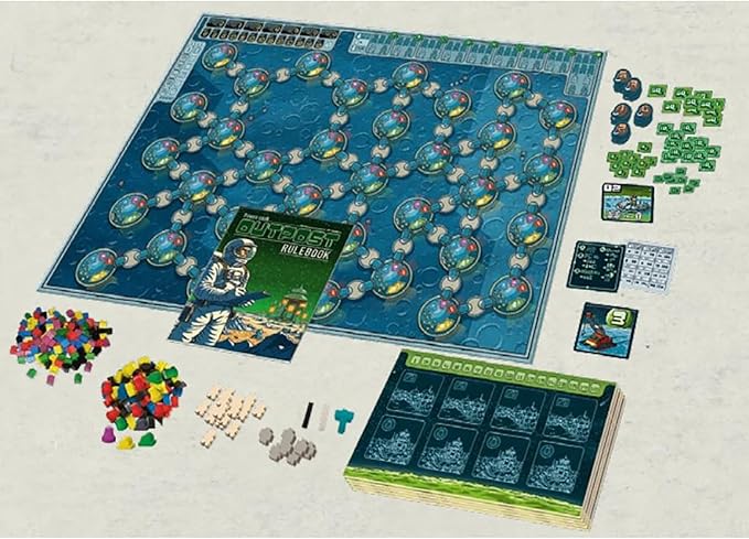 Rio Grande Games Power Grid Board Game Space Colonization Economic Strategy 2-6 Players 45-90 Minutes Ages 14+