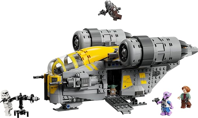 LEGO Star Wars: The Mandalorian and Grogu The Razor Crest Building Toy - Build and Display Set for Boys &amp Girls Ages 10+ - Star Wars Gifts for Birthdays &amp Fans - 75447