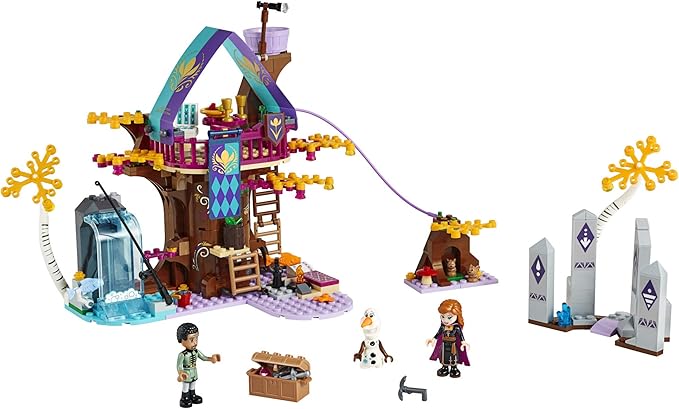LEGO Disney Frozen II Enchanted Treehouse 41164 Toy Treehouse Building Kit Featuring Anna Mini Doll and Bunny Figure for Pretend Play (302 Pieces)