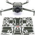 WRAPGRADE Skin Stickers Compatible with DJI Mini 4 Pro | Full Wrap (Army Green)
