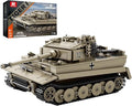Reobrix Tiger I Tank Building Block Set for AdultWW2 Military German Tank Model SetWorld of Tanks Authorized Products 77031Army Toys Building KitIdeal Gift for Boys Age 14+1138 PCS