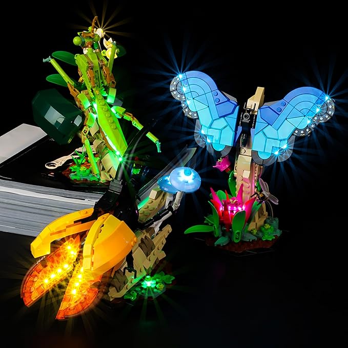 Kyglaring LED Light for Lego 21342 The Insect Collection Creative Lighting Kit NO Lego Blocks Set (Classic Version)