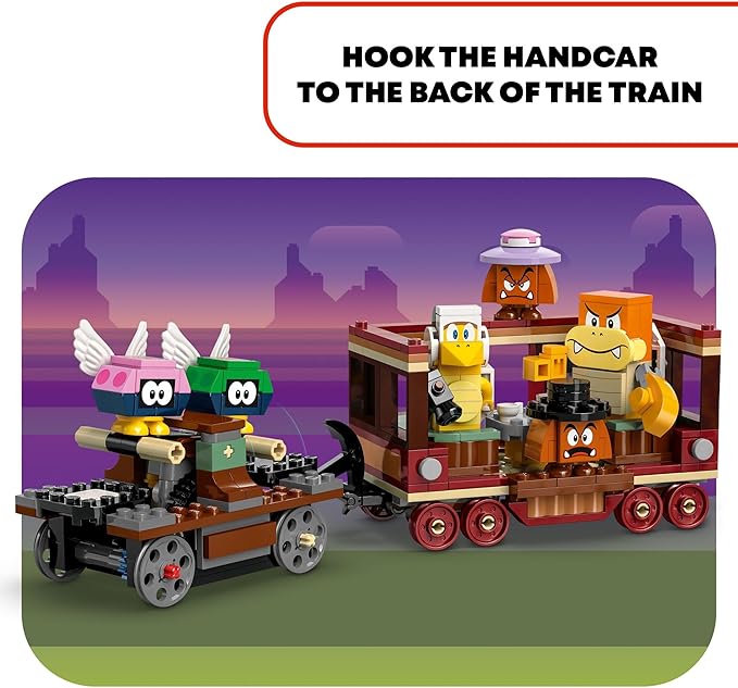 LEGO Super Mario The Bowser Express Train Toy - Building Toys for Boys &amp Girls Ages 9+ Years - Pretend Play W/Minifigures - Gift Idea for Kids - 71437