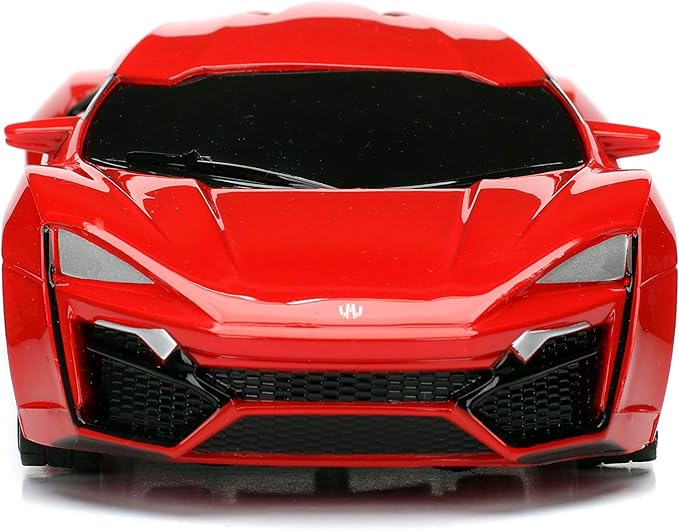 Jada Fast &amp Furious 7.5 Lykan Hypersport Remote Control Car RC with 2.4GHz Toys for Kids and Adults