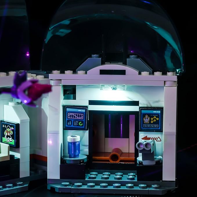 Upgraded Led Light Kit for Lego Space Science Lab Building Set Compatible with Lego 60439 (Model Not Included)
