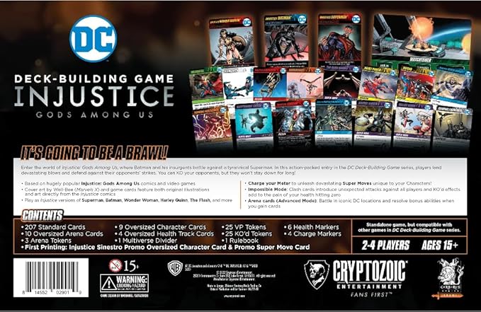 Board Games DC Comics Deckbuilding Game: Injustice