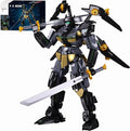 Mech Building Sets Black Robot Mecha Building Kit with Two Knife Collectible Gift for Teens Boys 8+ Compatible with Lego Mech Set 534 PCS
