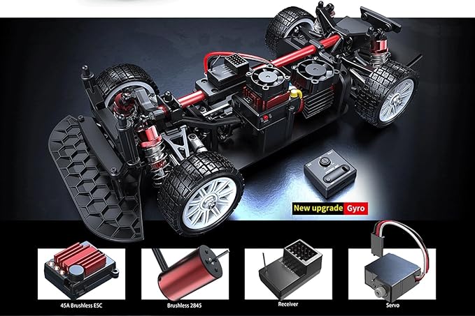 Mjx Hyper go 4x4 Brushless Rc Cars 14303 Hyper 4wd Rc Car All-Road RC Drift Car Brushless Scale 2.4G 4wd High Speed ElectricTerreneitor 4x4 Carros1/14 Citroen C3 Fast RC Cars for Adults…