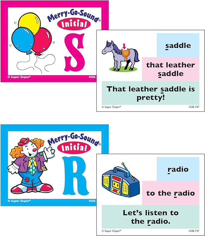 Super Duper Publications | Merry-Go-Sound® Word Phrase &amp Sentence Articulation Board Game | Educational Learning Resource for Children