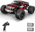 HAIBOXING 1:18 Scale All Terrain RC Car 36KM/H High Speed 4WD Electric Vehicle2.4 GHz Radio Controller Included 2 Batteries and A ChargerWaterproof Off-Road Truck (Red)