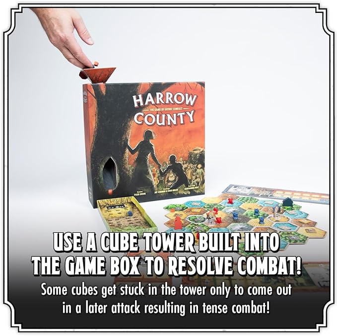 Harrow County: The Game of Gothic Conflict | Asymmetric Horror Strategy Board Game | 1–3 Players (Solo Mode Included) | Ages 14+ | Spooky Halloween Board Game by Off The Page Games