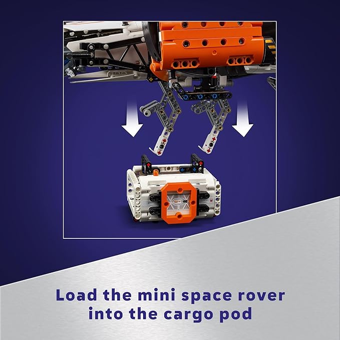 LEGO Technic VTOL Heavy Cargo Spaceship LT81 Space Gift Idea for Kids Space Theme Toy Vehicle Building Playset for Imaginative Play Spaceship Toy for 10 Year Olds 42181