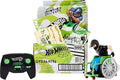 Hot Wheels RC Aaron Wheelz Wheelie Chair Remote-Control Wheelchair with Motocross Aaron Wheelz Fotheringham Figure