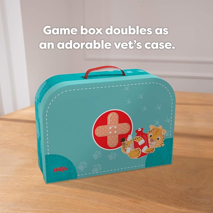 HABA My Very First Games - at The Vet Toddler Games &amp Veterinarian Playset for Kids Pretend Play Toys and Learning Toys for Toddlers 2-4 Years
