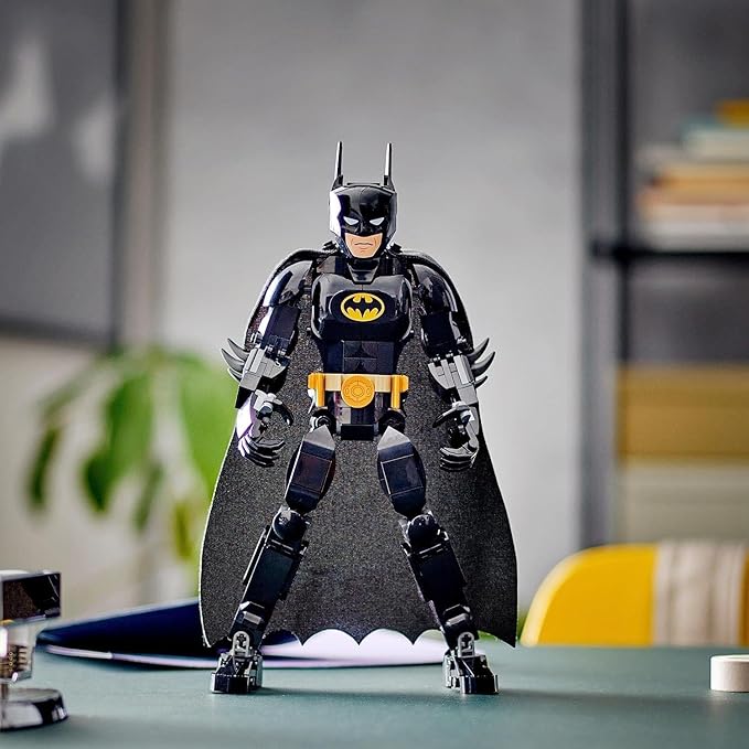 Lego 76259 DC The Batman Figure Superhero Construction and Decoration Toy with Cape Based on The Batman Movie 1989 Collectible Game Gift Idea for Children