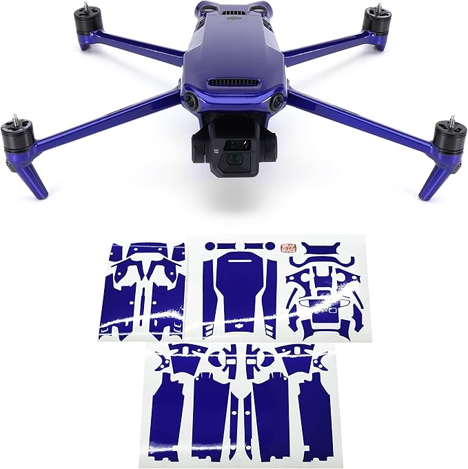 WRAPGRADE Full Skin Stickers for DJI Mavic 3 / Mavic 3 Classic (STRATOSPHERE BLUE)