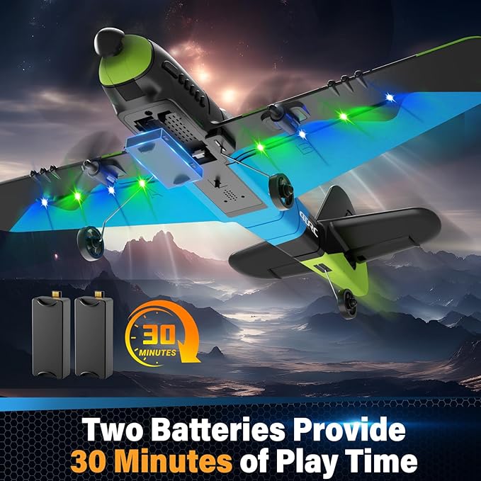4DRC G8 Foam RC Plane Remote Control Airplane for Kids Adults RC Airplane Helicopter Fighter Jet with 6-Axis Gyro Light Helicopter Plane Toy Gifts for Adults Kids Beginners