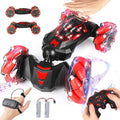 Remote Control Car Gesture Sensing RC Stunt Car 4WD Offroad for Rotating 2.4 Ghz Remote Control and Hand Controlled Twist CarsTransform RC Cars Toy Presents for Boys and Girls Age 6-13