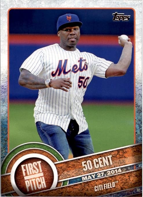 2015 Topps First Pitch #FP14 50 Cent -