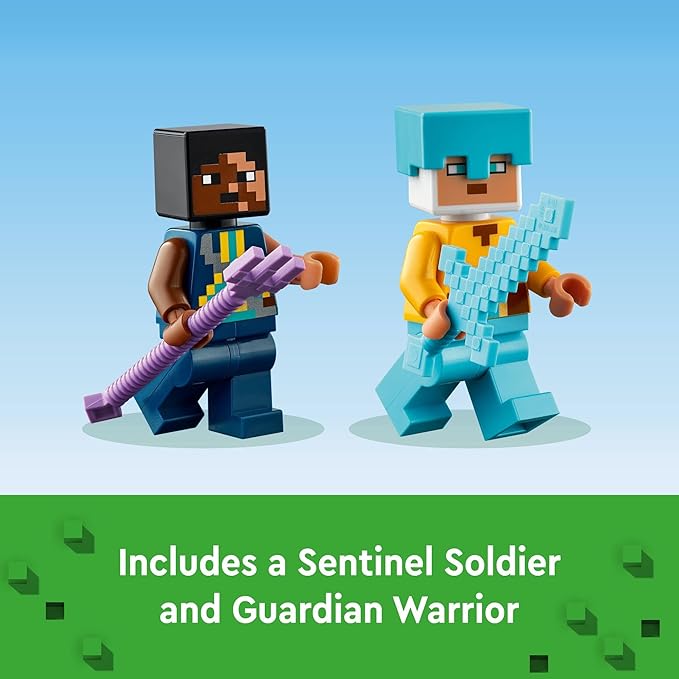 LEGO Minecraft The Sword Outpost 21244 Building Toys - Featuring Creeper Warrior Pig and Skeleton Figures Game Inspired Toy for Fun Adventures and Play Gift for Kids Boys and Girls Ages 8+