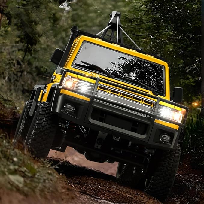 MN-82T RC Truck 1/12 RC Rock Crawler 4x4 Remote Control Pickup Off Road 2.4GHz All Terrain Proportional Throttle Steering RTR Hobby for Adult