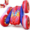 360°Flip Rc Cars Toys with Glowing Hero Eyes &amp Legs 2.4GHz Drift Stunt Remote Control Car 4WD &amp Double-Sided Race Car Birthday Gifts Toys for 3 4 5 6 7 8 9 10 11+ Year Old Boys Age 3-4 4-6