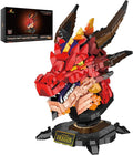 JMBricklayer Dragon Set for Adults 70105 Cool Animals Model Dragon Head Building Blocks Toy Collection or Home Office Decor Birthdays for Boys Girls Men and Adults
