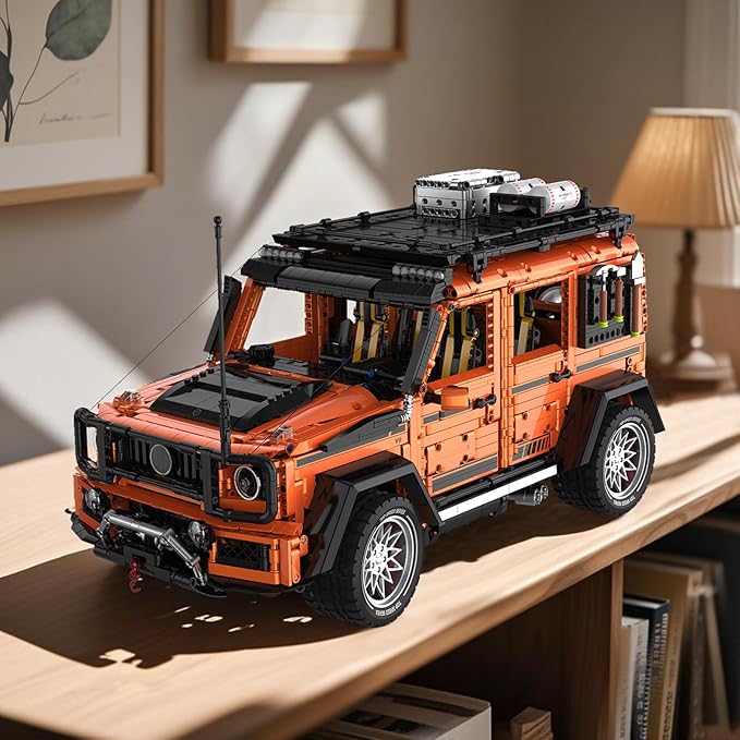 Off-Road Car Building Set4X4 Travel car Set with Adventure Tools and Accessories Classic Car Model Kit Fun Gift Idea for Adults Ages 18+ - Gifts for Men &amp Women(3914PCS)