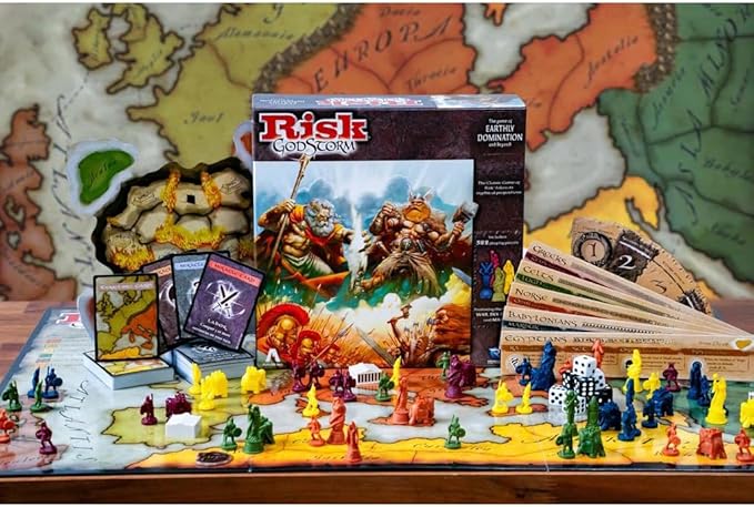 Renegade Game Studios Risk Godstorm: Ancient Civilization Strategy Board Game 382 Miniatures 2-5 Players Ages 10+