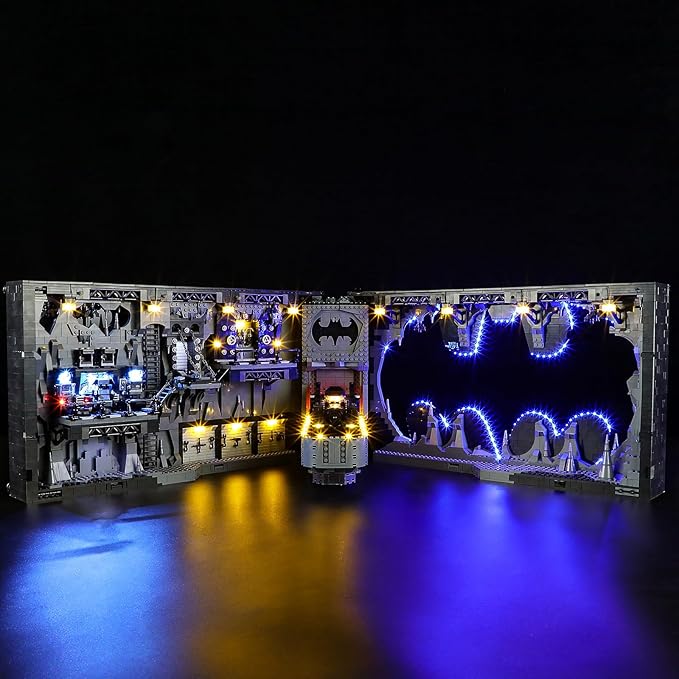 YEABRICKS LED Light for Lego-76252 DC Batcave-Shadow Box Building Blocks Model (Lego Set NOT Included)