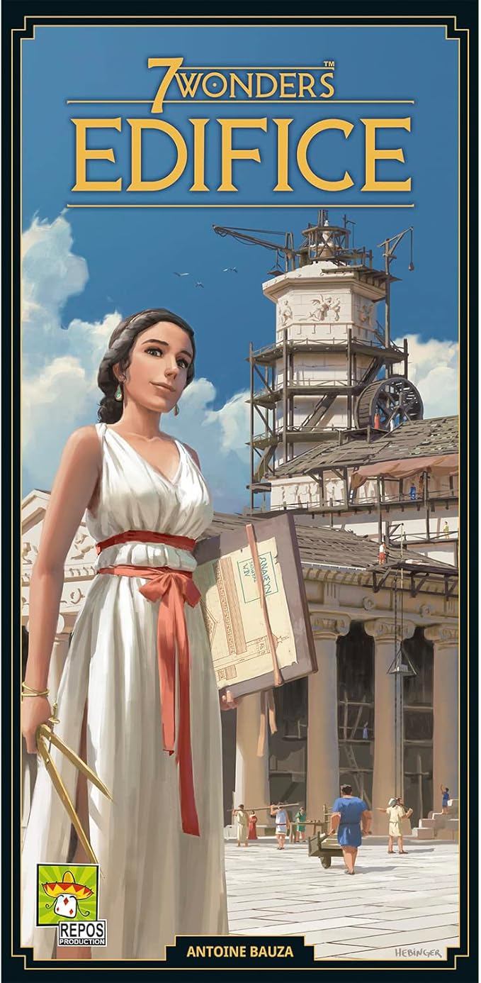 Asmodee 7 Wonders Edifices Board Game EXPANSION - New Challenges and Majestic Wonders Await Civilization Strategy Game for Kids and Adults Ages 10+ 3-7 Players 30 Min Playtime