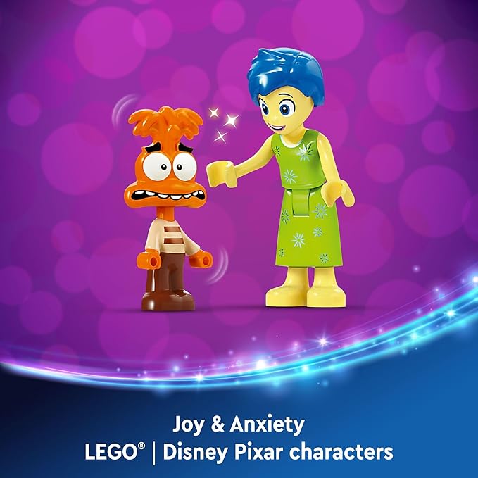 LEGO|Disney Inside Out 2 Mood Cubes from Pixar Disney Toy Building Kit from The Movie Fun Fantasy Toy to Share Emotions Disney Gift Idea for Movie Fans Girls and Boys 43248