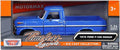 1972 Ford F-100 in Blue: Timeless Legends Diecast 1:24 Scale - Motormax 79384BL