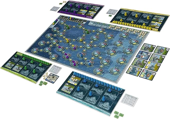 Rio Grande Games Power Grid Board Game Space Colonization Economic Strategy 2-6 Players 45-90 Minutes Ages 14+