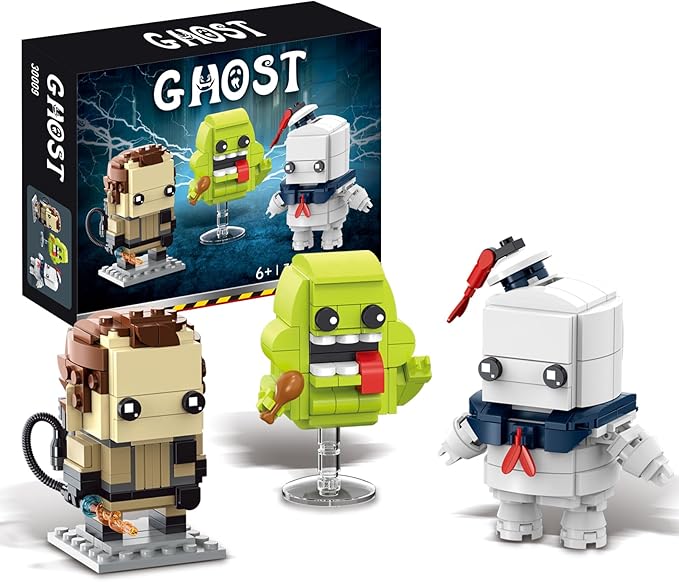 Halloween Ghost Action Figure Building Set Compatible with Lego for AdultsBusters Horror Present for Fans Home DecorChristmas Toys for Kids