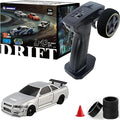 1/43 Mini RC Drift Car 2.4GHz RTR Full Proportional Remote Control Cars 4WD High Speed Racing Lights Kit and Racing Tires (4304)