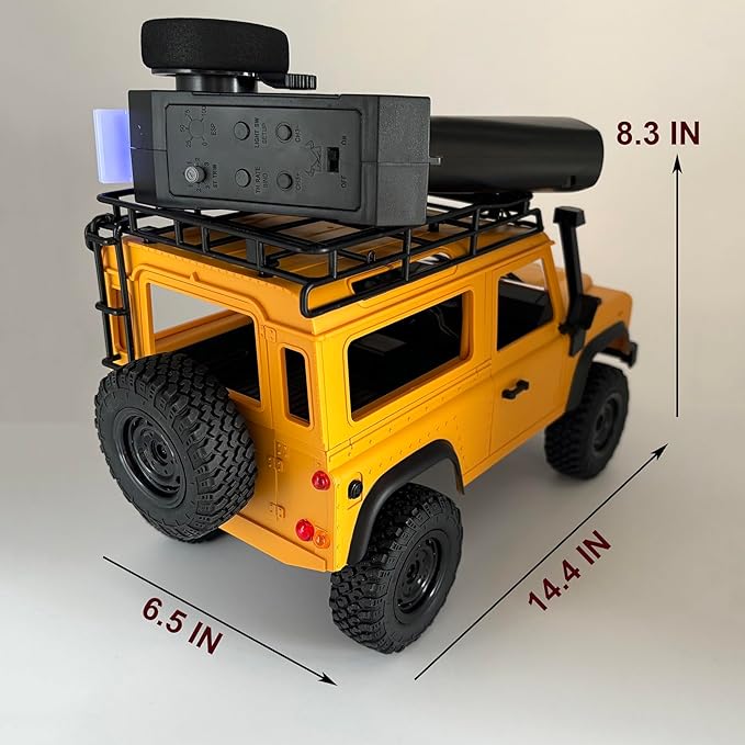 RC Crawler Remote Control Truck Off Road 1/12 Scale RC Rock Crawler 4x4 RTR Land Rover All Terrain 280 Motor Proportional Throttle Steering Upgraded Chassis 2025 Hobby Toy Adult MN98