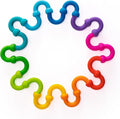 Fat Brain Toys Plip Links Silicone Building Toys for Creative Play Creative Construction Play Set for Preschoolers Kids Toys Ages 3 to 12