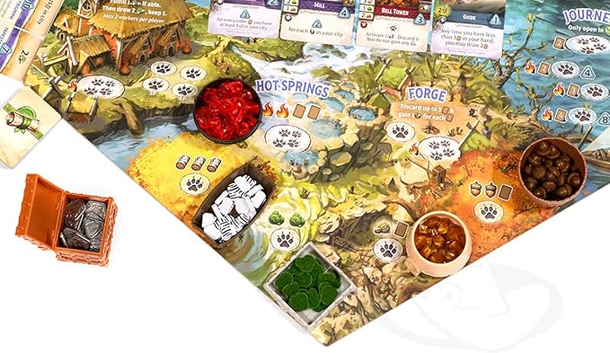 Everdell Silverfrost Deluxe Resource Vessels – Premium 3D Component Holders Upgraded Board Game Accessories Holders for Resources &amp Tokens