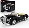 Mould King 10006 Classic Car Building Sets MOC Vintage Luxury Convertible Model Building Blocks Kits Gift for Teens/Adults Collections Enthusiasts (1096+ Pieces