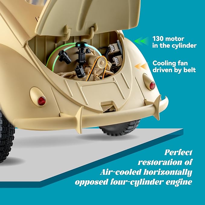 Rochobby 1/12 RC Crawler KOMMANDEURWAGEN 82E Model 2WD/4WD Hobby Grade Off-Road Truck with LED Light Effects USB Charger for Adults