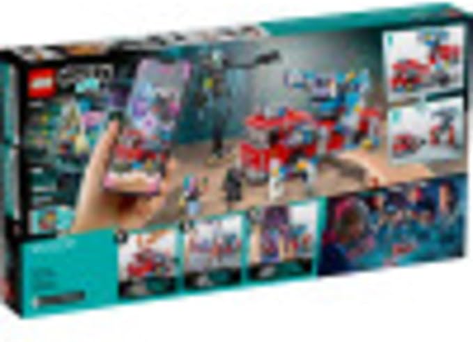 LEGO Hidden Side Phantom Fire Truck 3000 70436 Augmented Reality (AR) Fire Truck Toy App-Driven Ghost-Hunting Kit Includes a Mecha Robot 5 Minifigures and a Harbinger Figure (760 Pieces)